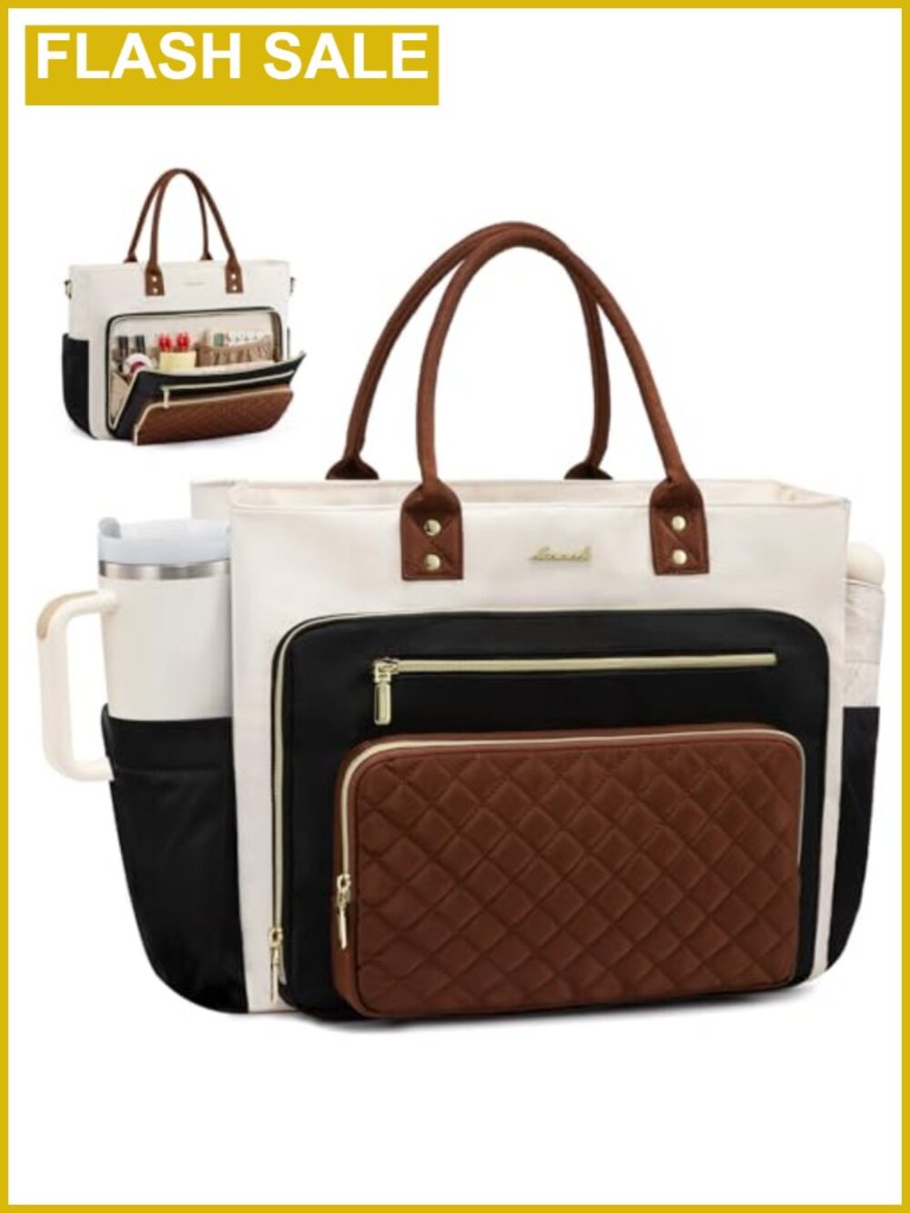 Teacher Tote Bag for Women, Laptop Bag Work Bags Computer Bag, Professional